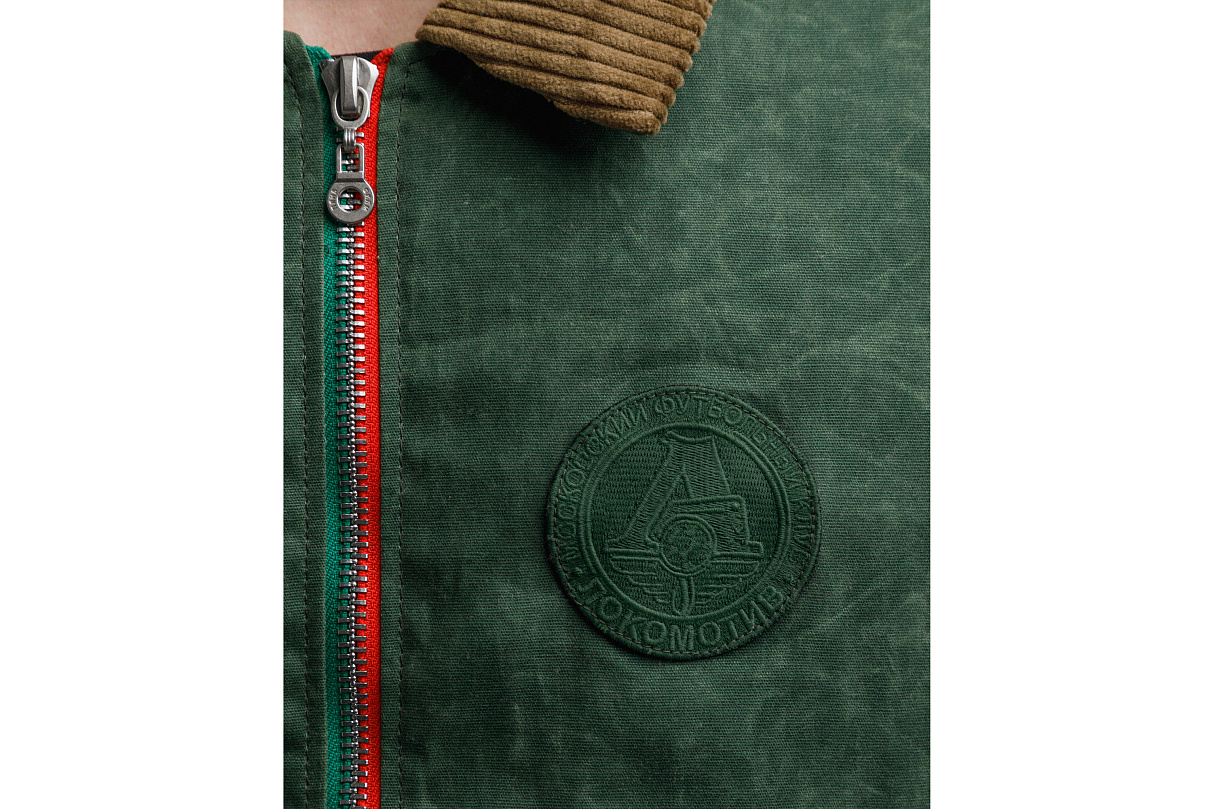 Утеплённая куртка (тёмно - зелёная) ЧРКЗВ x ПЛНБ (S)