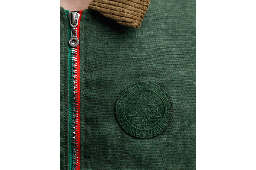 Утеплённая куртка (тёмно - зелёная) ЧРКЗВ x ПЛНБ (S)