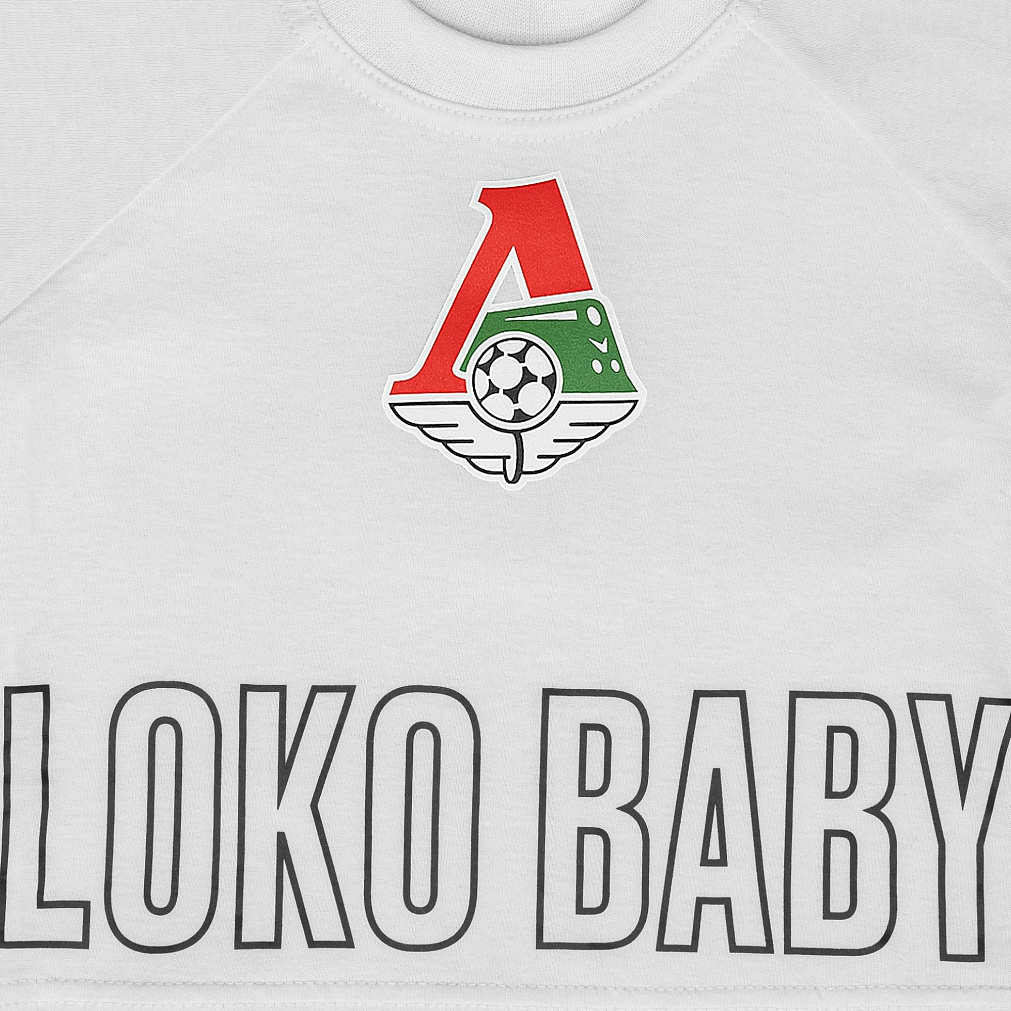 Футболка детская Loko Baby белая 2 (68)
