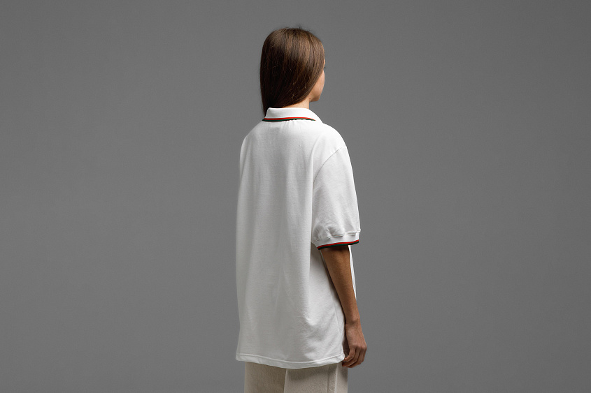 Рубашка -поло (слоновая кость) ЧРКЗВ x ПЛНБ (S)