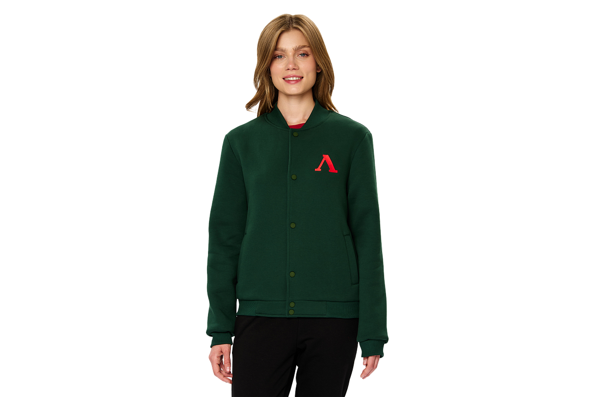 Бомбер FCLM base зелёный (XL)