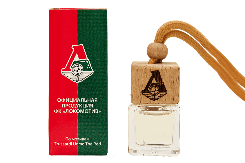 Ароматизатор в бутылочке с лого ФК "Локомотив"(ароматTrussardi )