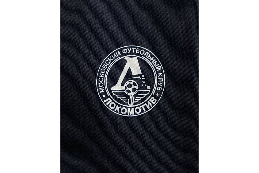 Футболка свободного кроя (тёмно-синяя) с эмблемой ЧРКЗВ x ПЛНБ (XS)