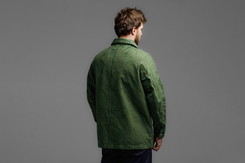 Куртка железнодорожного рабочего (зелёная) ЧРКЗВ x ПЛНБ (S)