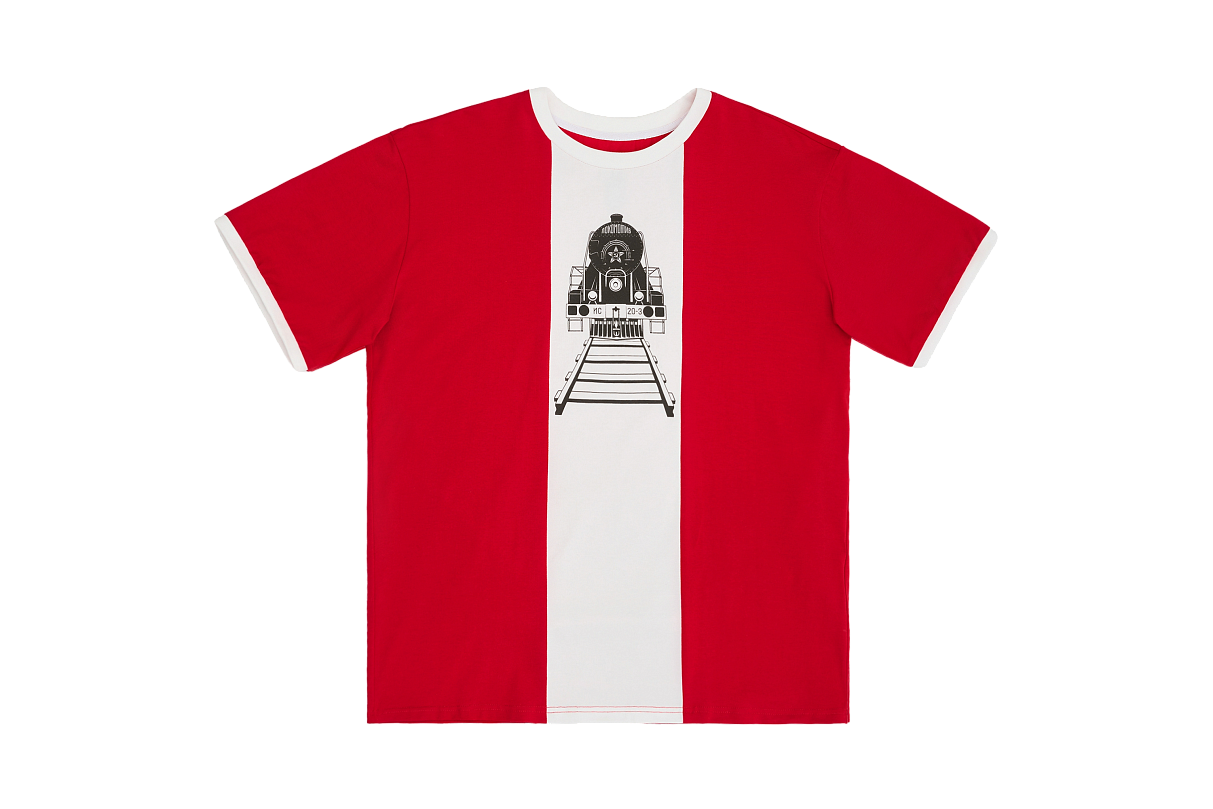 Ретро футболка спортивная ДСО «Локомотив» 1936, короткий рукав (XS)