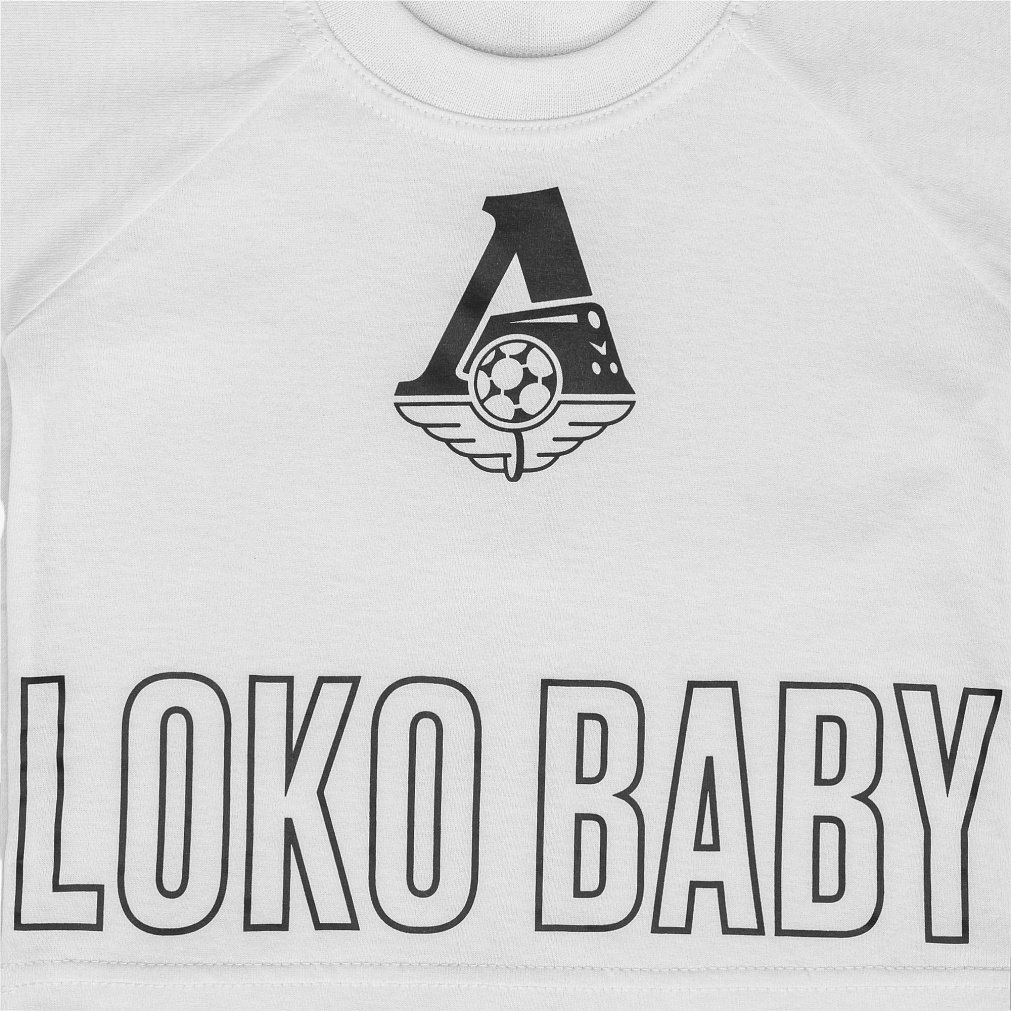 Футболка детская Loko Baby белая (68)