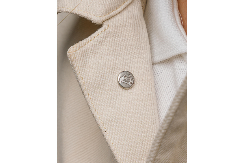 Куртка железнодорожного рабочего (слоновая кость) ЧРКЗВ x ПЛНБ (S)