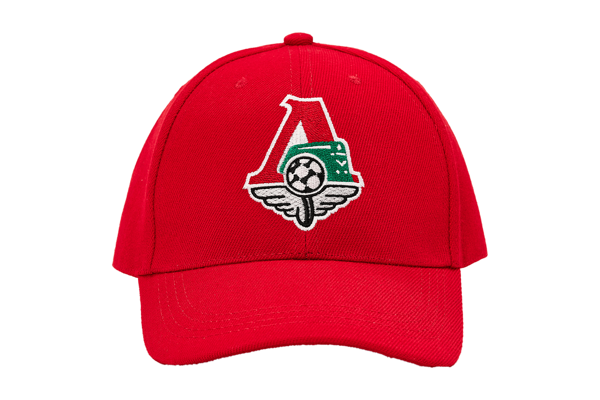 Кепка с эмблемой красная (58)