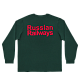 Лонгслив 2004 Зеленый с цветной эмблемой (S)