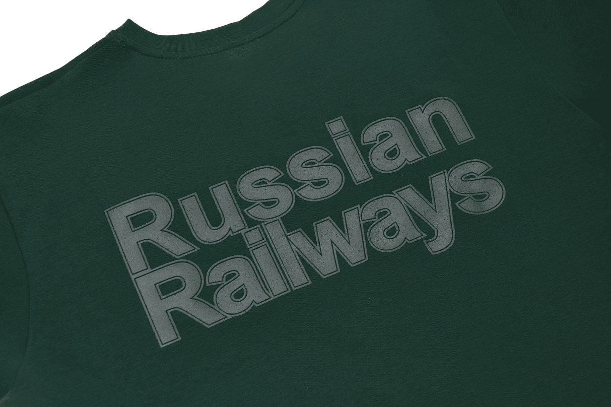 Футболка 2004 Зеленая монохром (M)