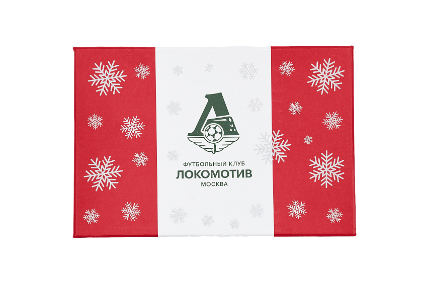 Набор из 6-и пластиковых елочных шаров Локомотив «Ретро» (с обсыпкой имитирующей снег)