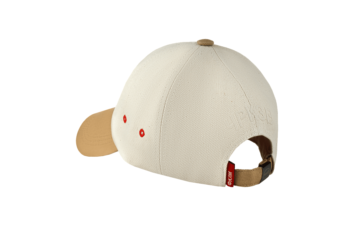 Кепка пятиклинка (слоновая кость с коричневым козырьком) ЧРКЗВ х ПЛНБ