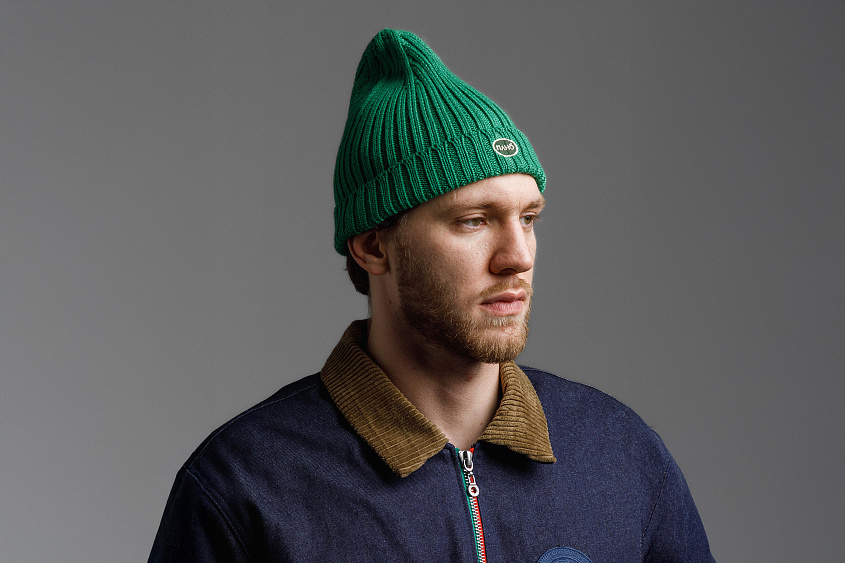 Шапка вязаная (зелёная) ЧРКЗВ х ПЛНБ