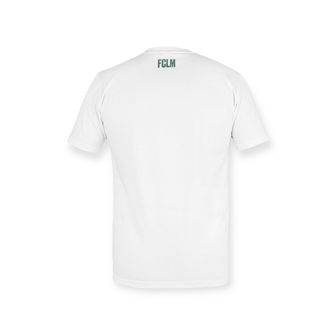 Футболка классическая FCLM белая лого цветной