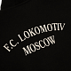 Кофта ¼ зип 2004 Черный с цветной эмблемой (XS)