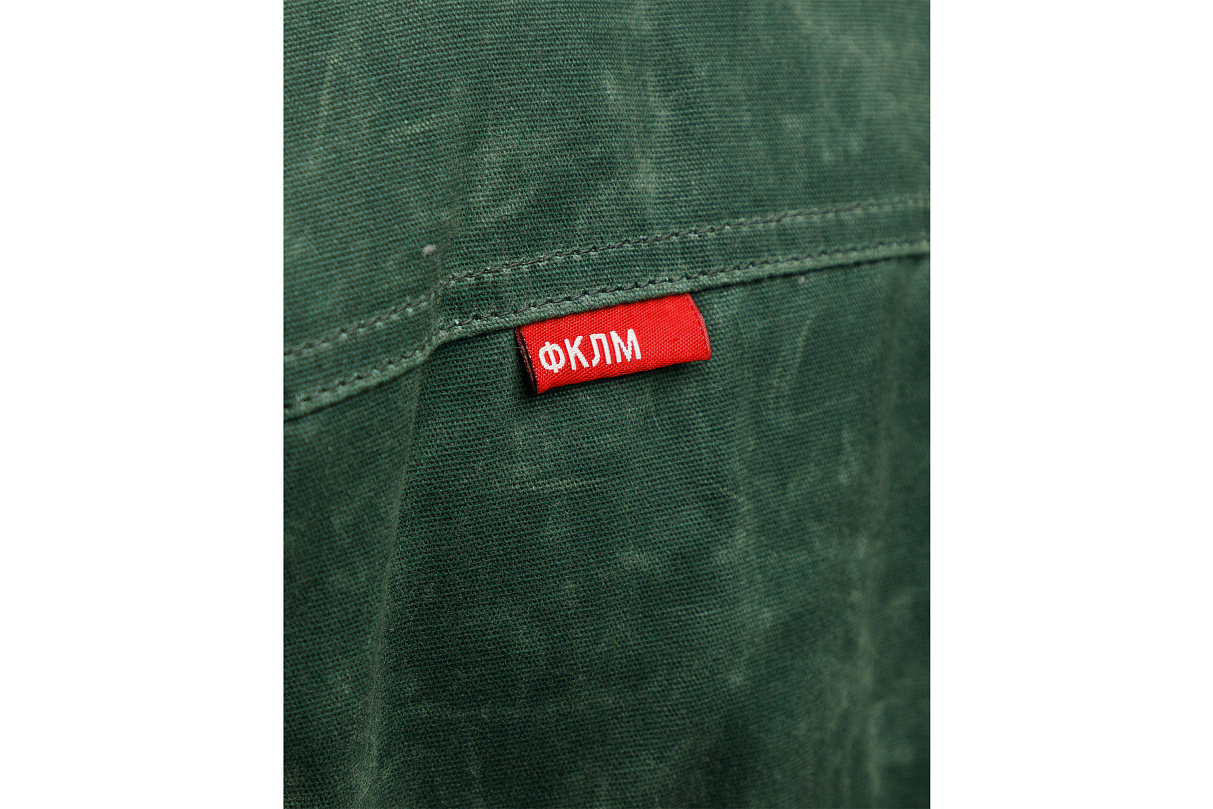 Утеплённая куртка (тёмно - зелёная) ЧРКЗВ x ПЛНБ (S)