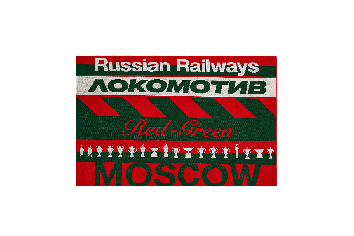 Плед полотно из шарфов