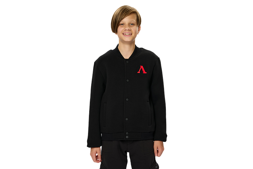 Бомбер FCLM base подростковый чёрный (134-140)