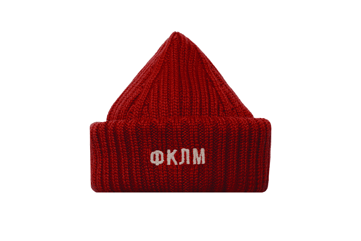 Шапка вязаная (красная) ЧРКЗВ х ПЛНБ