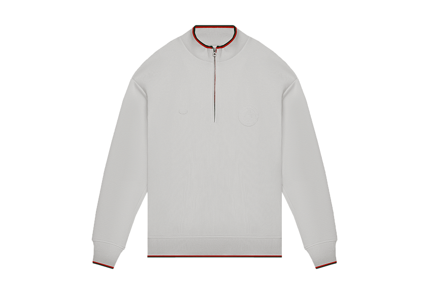 Кофта 1/4 зип (слоновая кость) ЧРКЗВ x ПЛНБ (S)