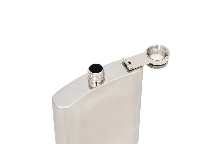 Фляжка стальная с гравировкой.