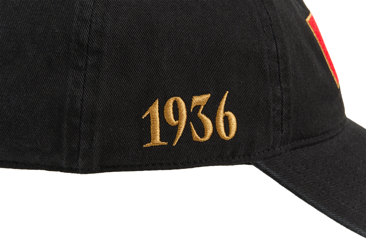 Бейсболка с крупным знаменем 1936 года (черная)