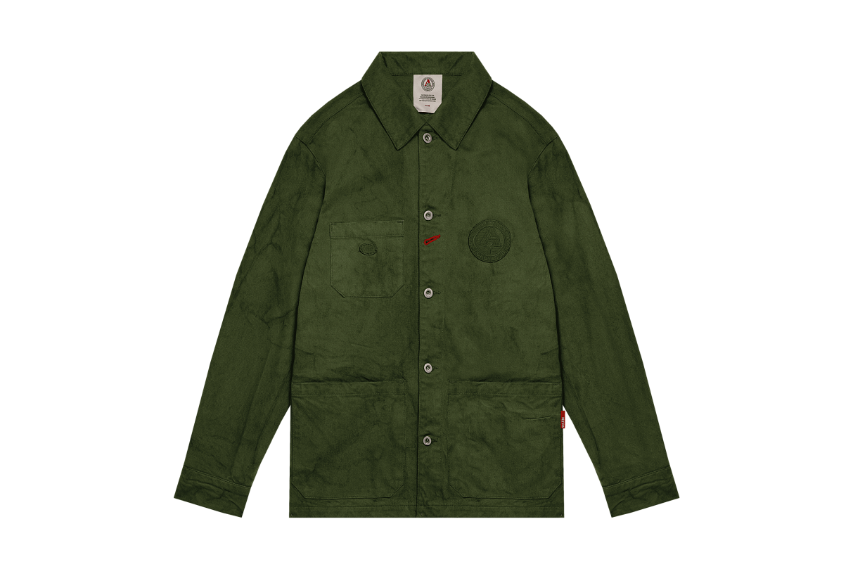 Куртка железнодорожного рабочего (зелёная) ЧРКЗВ x ПЛНБ (S)