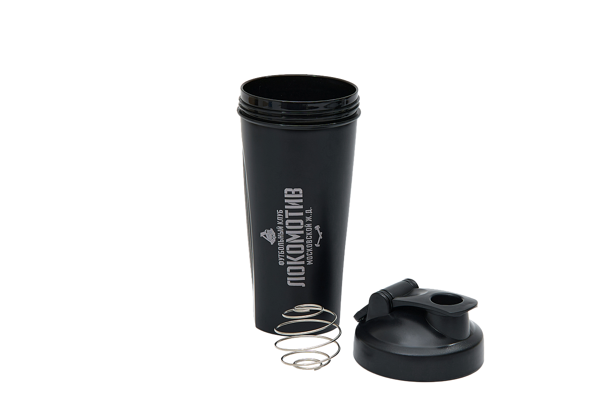 Спортивный шейкер «Локомотив» (черный).