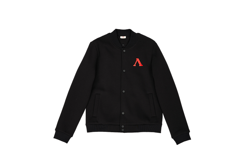 Бомбер FCLM base чёрный (XS)