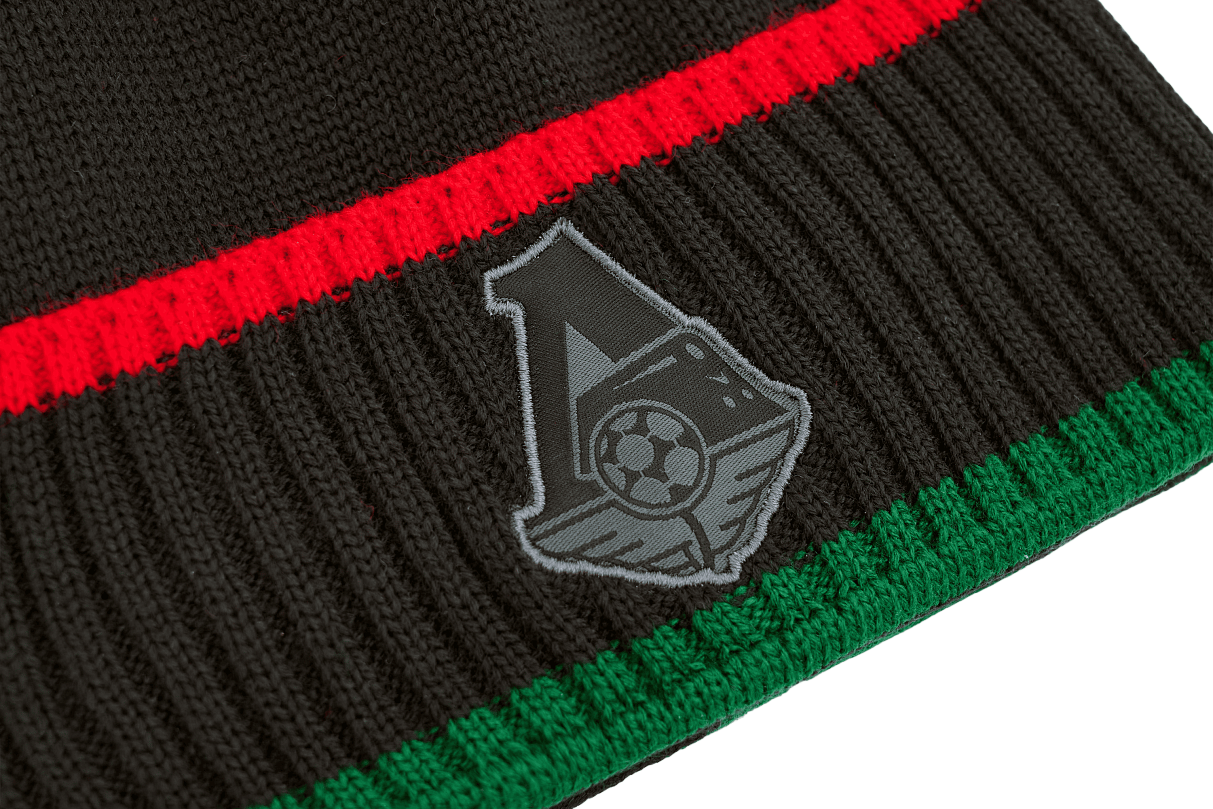 Шапка с эмблемой (чёрная)