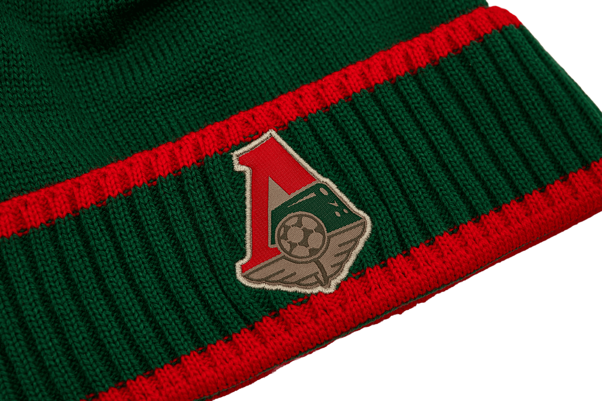 Шапка с эмблемой «Третий комплект» (зелёная)