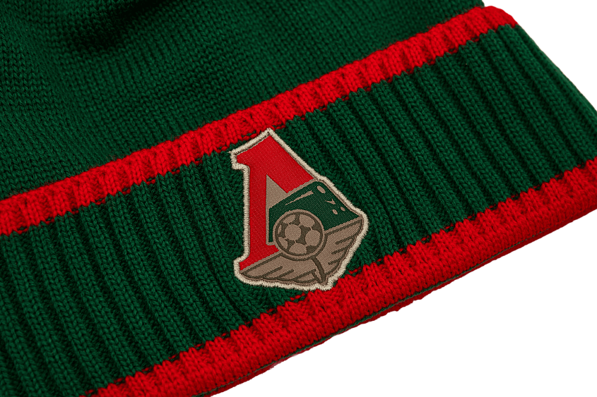 Шапка с эмблемой «Третий комплект» (зелёная)