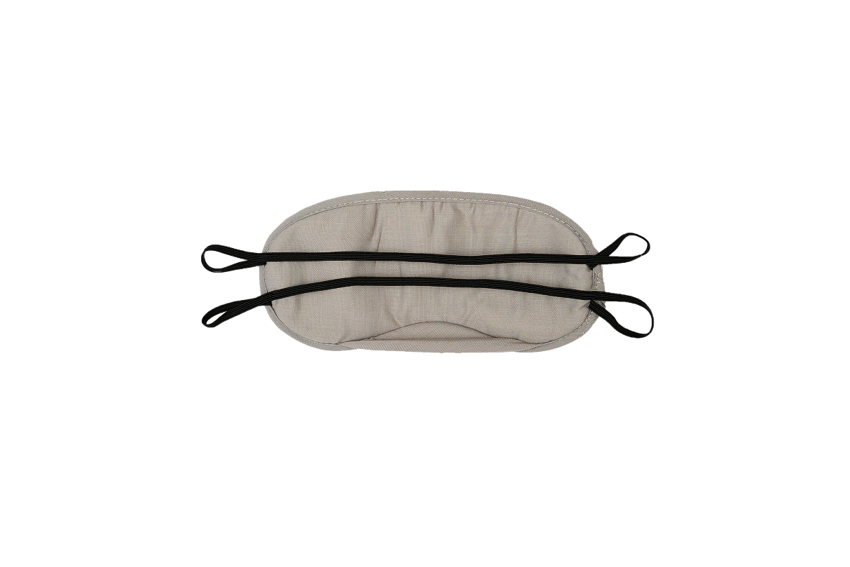 Маска с логотипом для сна, серая