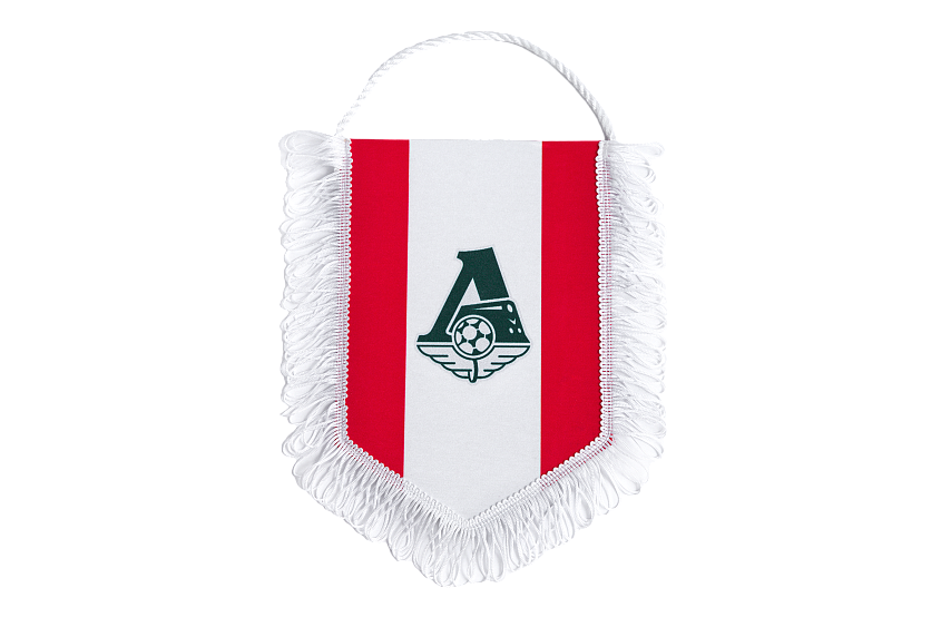 Вымпел печатный на твердой основе, печать с 1-й стороны, бахрома (15х22 см.)(ретро)