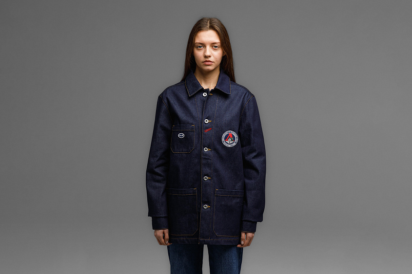 Куртка железнодорожного рабочего (тёмно-синяя) ЧРКЗВ x ПЛНБ (S)