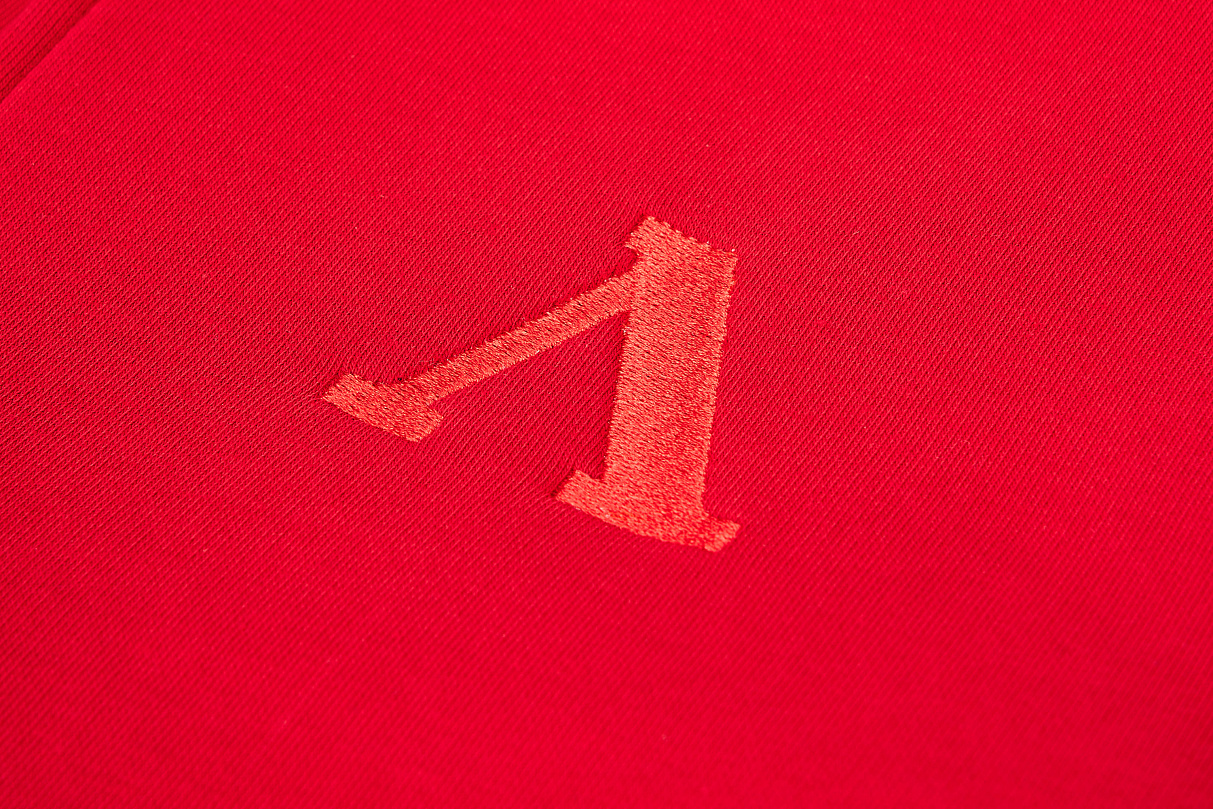 Бомбер FCLM base подростковый красный (134-140)