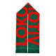 Шарф Lokomotiv Moscow красно-тёмно-зелёный