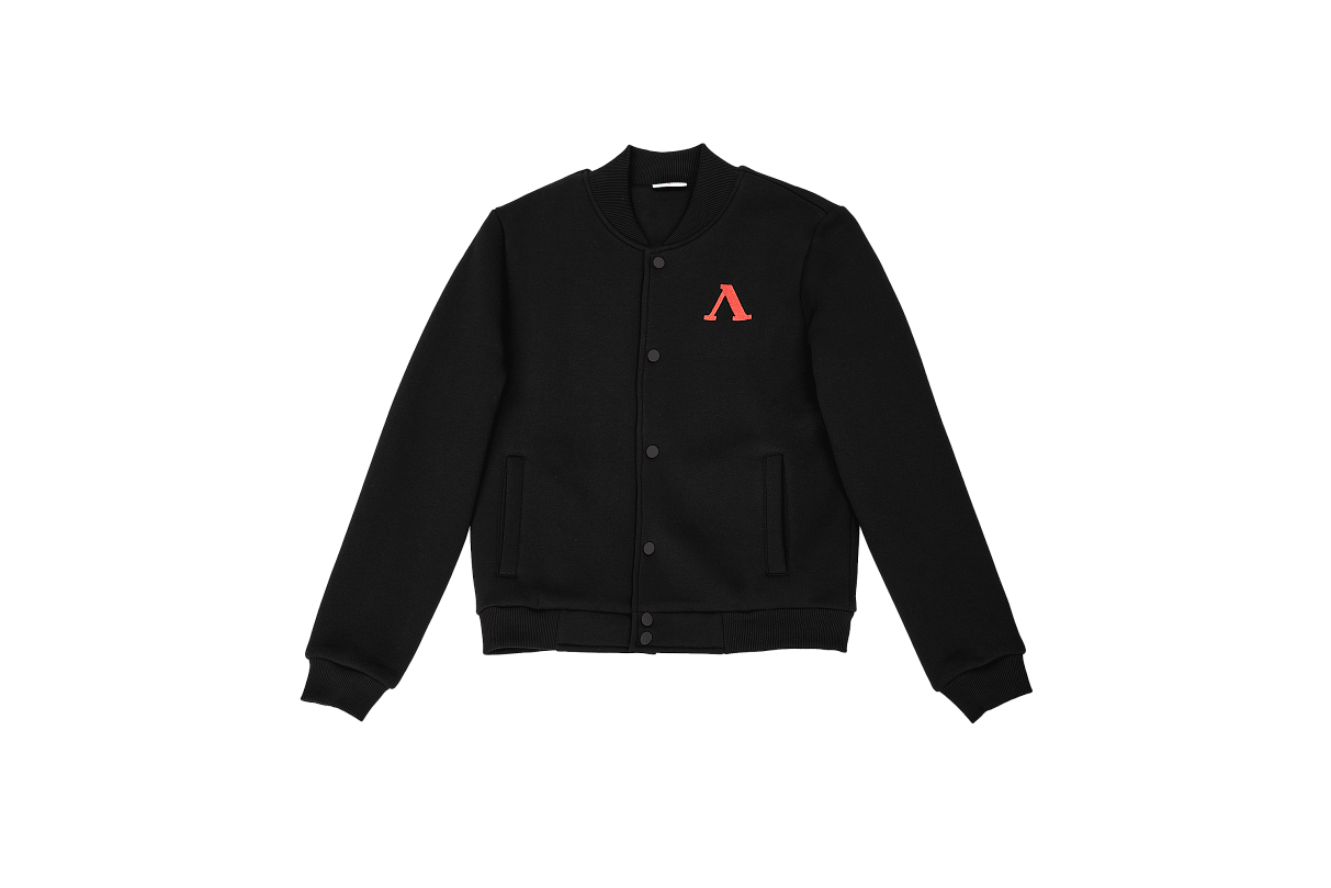 Бомбер FCLM base подростковый чёрный (134-140)