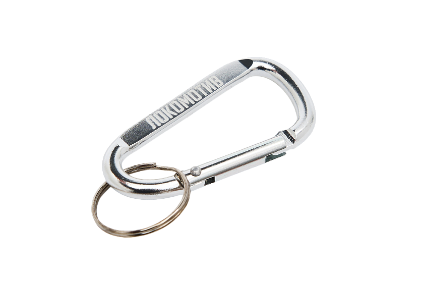 Брелок-карабин (серебряный).