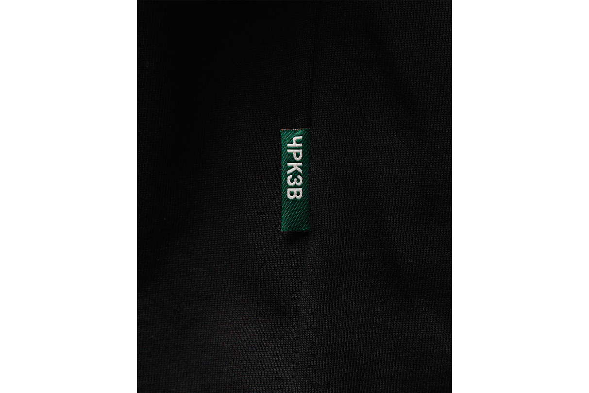 Футболка свободного кроя (чёрная) ЧРКЗВ x ПЛНБ (XS)