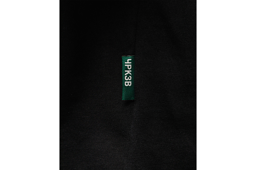 Футболка свободного кроя (чёрная) ЧРКЗВ x ПЛНБ (XS)