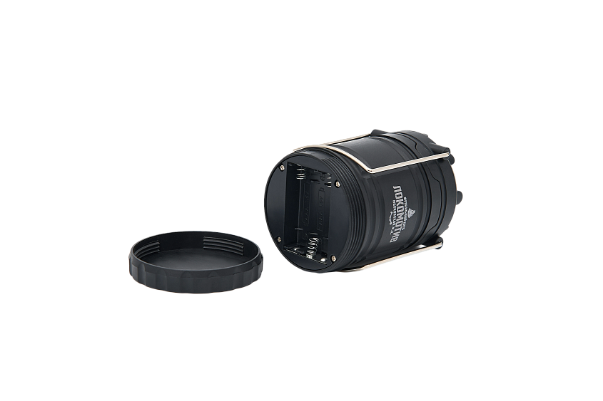 Фонарь пластиковый кемпинговый (черный)