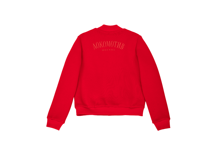 Бомбер FCLM base подростковый красный (134-140)