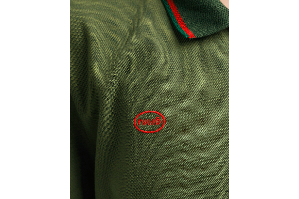 Рубашка -поло (тёмно -зелёная) ЧРКЗВ x ПЛНБ (S)