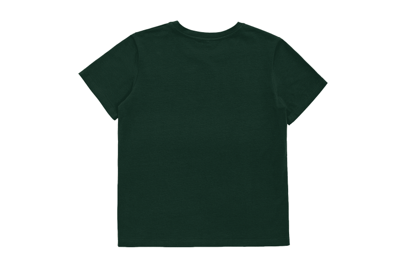 Футболка женская с аббревиатурой (изумрудная) (XS)