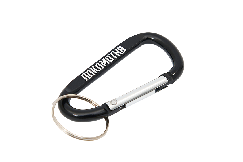 Брелок-карабин (черный).