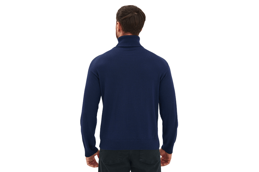 Свитер с высоким горлом КОР (синий) (S)