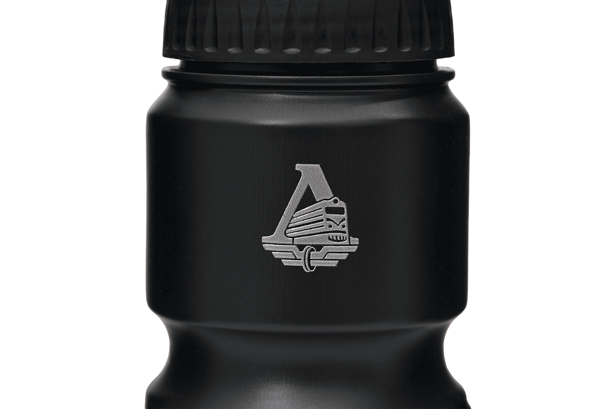 Бутылка спортивная «Локомотив» (черная).