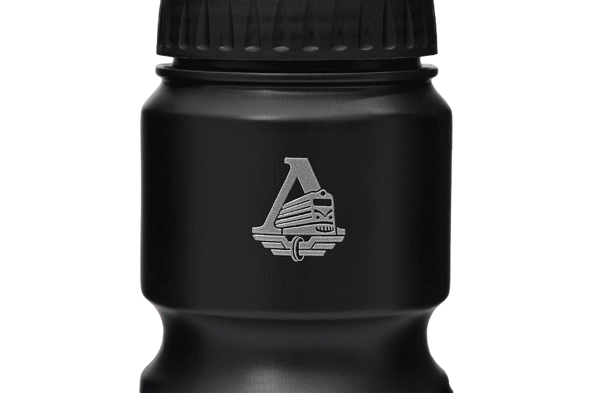 Бутылка спортивная «Локомотив» (черная).