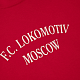 Кофта ¼ зип 2004 Красный с цветной эмблемой (XS)